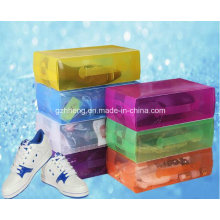 PP Plastic Folding Packs Crystal Handle Shoe Box (HH05)